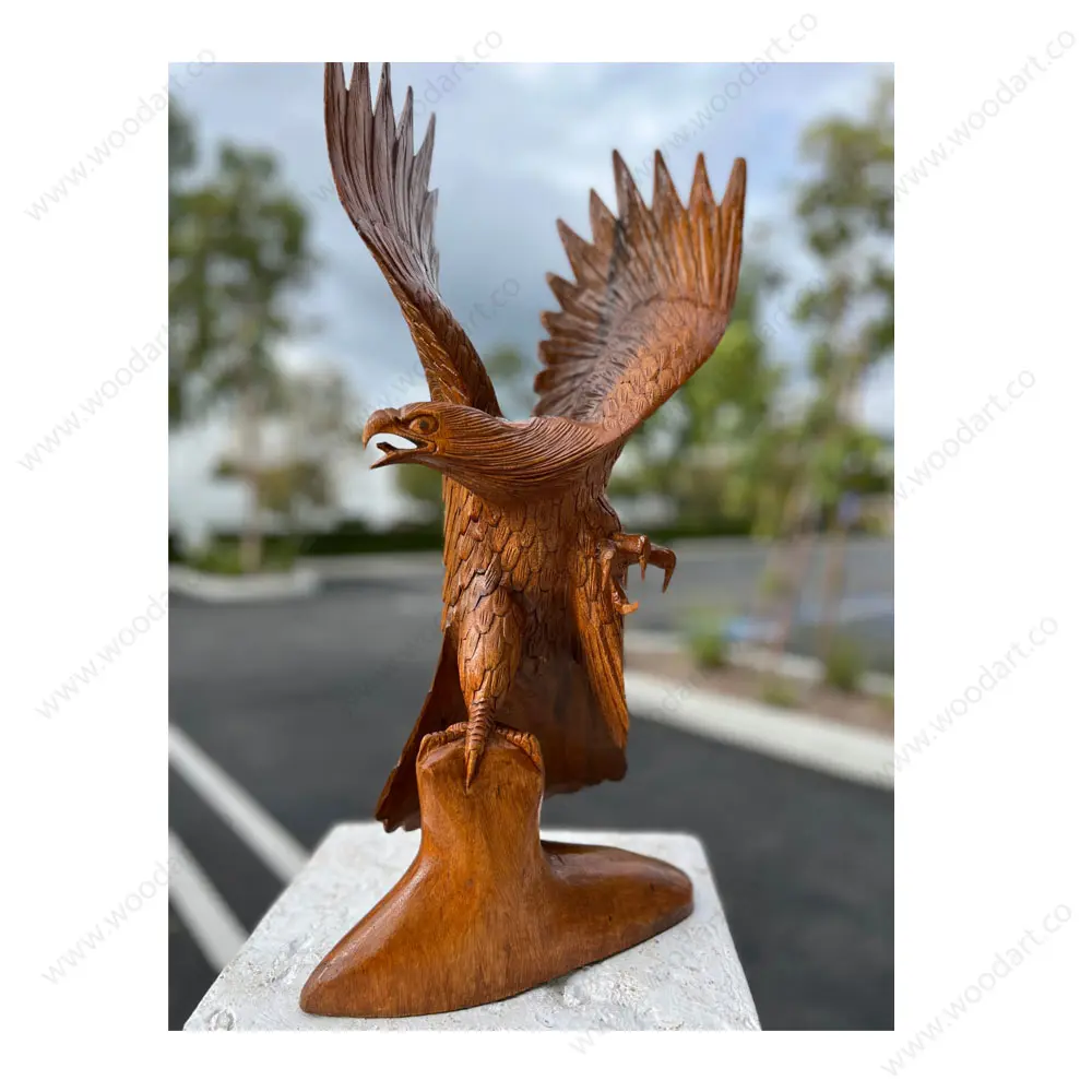 Eagle Wooden Statue