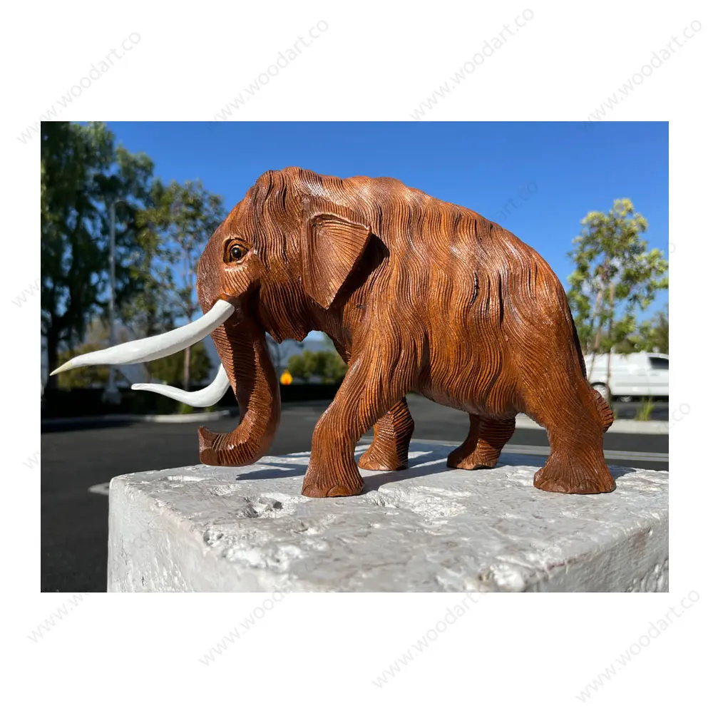 Mammoth-wooden-statue1