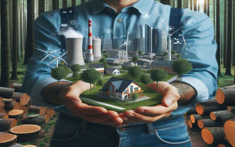 Sustainability is at the forefront of the timber industry in America.